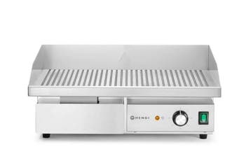 Bakplaat | Geribbeld | 220v | 55x43x(h)24cm HorecaTraders, Verzenden, Nieuw in verpakking