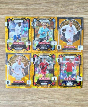 Panini Prizm Monopoly World Cup 2026 - Lot Gold Cards Card -, Nieuw