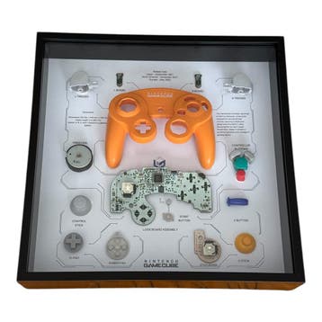 Wall Art - Gamecube controller oranje, Verzenden, Nieuw
