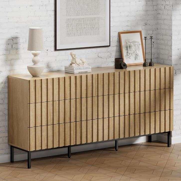 UEV Commode met schuifranden, 150 x 34 x 72 cm, kast met 9 s, Huis en Inrichting, Woonaccessoires | Overige, Zo goed als nieuw