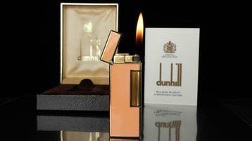 Dunill - Rare Model Lacquer Pattern Rollagas Lighter -, Nieuw