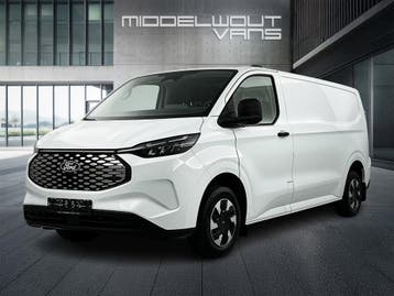 Ford E-Transit Custom 340 L2H1 Trend 71 kWh | Carplay | Came, Automaat, Stof, Gebruikt, Zwart
