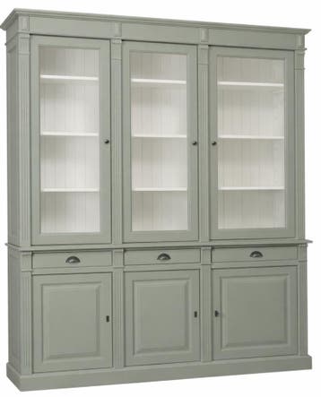Buffetkast Engels groen Toulouse 185 x 230cm, Huis en Inrichting, Kasten | Buffetkasten, Ophalen of Verzenden, Nieuw