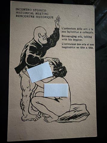 Italië - Propaganda-postkaart van de geallieerde troepen in, Verzamelen, Gelopen