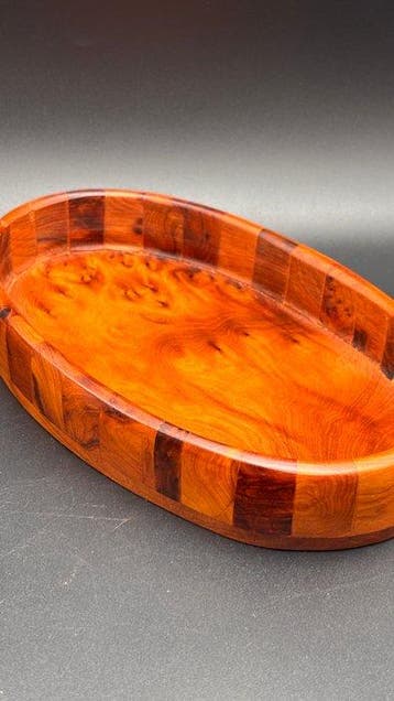 Vide-poche - Uniek handgemaakt stuk - Marokko - Root Oval