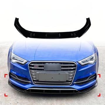 Front Splitter Voor Audi A3 S Line/S3 8V (Cabriolet & Sedan), Ophalen of Verzenden, Nieuw