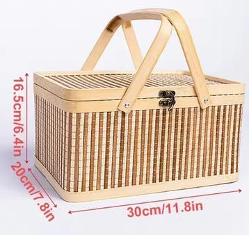 Draagbare Picknickmand: Organizer voor Camping en Festival, Verzenden, Nieuw
