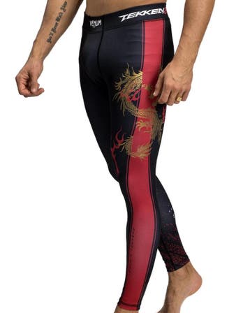 Venum x Tekken 8 Marshall Law Sportlegging Spats Zwart Rood, Ophalen of Verzenden, Nieuw