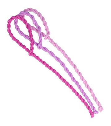 Haarelastieken Basic - Hair Tie Koord - Paars - Set van 3, Nieuw