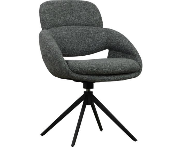 Eetkamerstoel Mats draaibaar Pressent Grijs, Huis en Inrichting, Stoelen, Nieuw, Ophalen of Verzenden