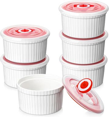 Soufflevormpjes 240ml set van 6 | Laatste Stuk!, Huis en Inrichting, Ophalen of Verzenden, Zo goed als nieuw, Porselein, Schaal of Schalen