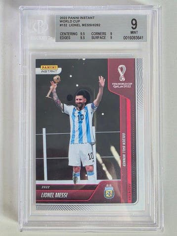 2022 Panini Instant Lionel Messi #132 Serialized card,, Nieuw