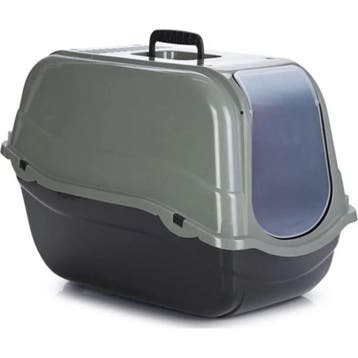 Beeztees Kattenbak Romeo Eco Groen - Zwart 57 x 39 x 41 cm, Verzenden, Nieuw