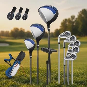 Complete Linkshandige Golfset met Grafiet Shafts en Standbag, Verzenden, Nieuw