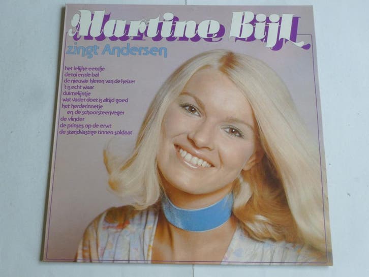 Martine Bijl - zingt Andersen (LP) elf1584, Cd's en Dvd's, Vinyl | Nederlandstalig, Zo goed als nieuw, Ophalen of Verzenden