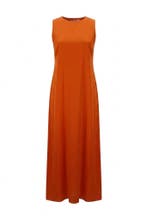 Samsoe Samsoe Jurk in maat S Oranje, Samsoe Samsoe, Verzenden, Zo goed als nieuw, Overige kleuren