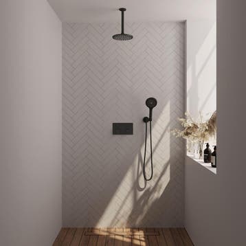 Brauer Black Carving Thermostatische Regendoucheset Inbouw -, Ophalen of Verzenden, Nieuw