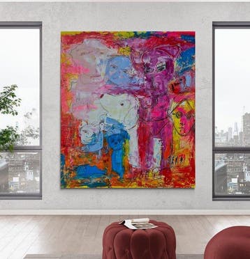 Jovan Srijemac (1962) - Imagine - XXL, Antiek en Kunst, Kunst | Schilderijen | Modern