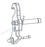 Kruisscharnier vergrendelingshaak Rollz Flex origineel, Diversen, Rollators, Ophalen of Verzenden, Nieuw