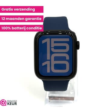 Apple Watch SE 2 44mm midnight | 100% batterij | Garantie, Verzenden, Stressniveau, Zo goed als nieuw, IOS