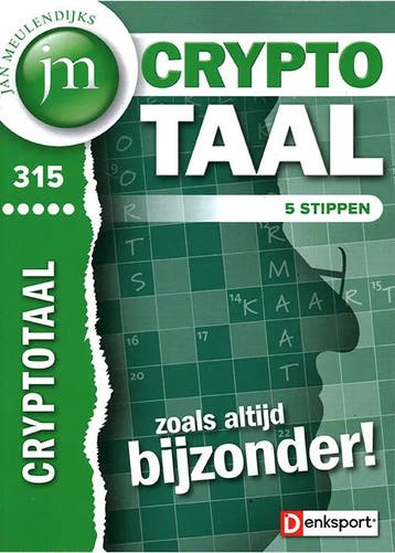 Jan Meulendijks Cryptotaal - 315 2024, Boeken, Verzenden, Nieuw, Sport en Vrije tijd