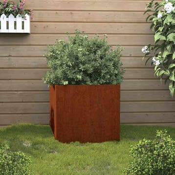 vidaXL Plantenbak 49x47x46 cm cortenstaal, Verzenden, Minder dan 60 cm, Nieuw, Metaal