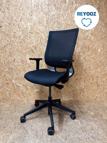 Bureaustoel Ahrend Prime - zwart - refurbished, Nieuw in verpakking