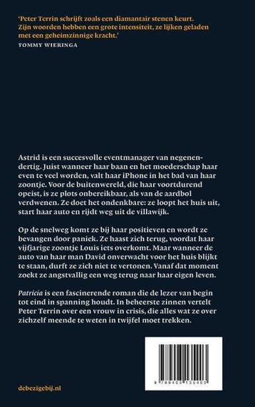 Patricia 9789403135403 Peter Terrin, Verzenden, Gelezen, Peter Terrin