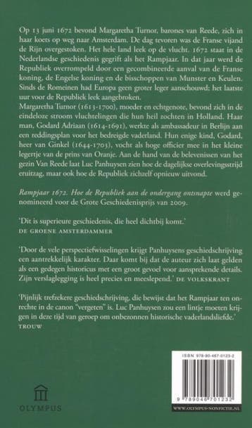 Rampjaar 1672 / Olympus Pockets / 1 9789046701232, Boeken, Verzenden, Gelezen, Luc Panhuysen