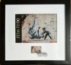 Banksy - FDP! (F*ck-You!) - lijst met ansichtkaart en, Gelopen