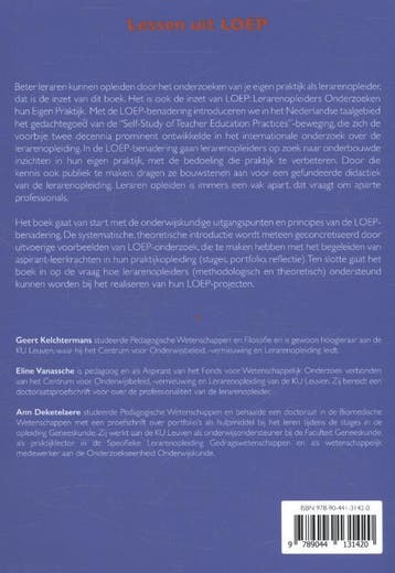 Lessen uit LOEP: Lerarenopleiders Onderzoeken hun Eigen, Boeken, Studieboeken en Cursussen, Verzenden, Zo goed als nieuw, Eline Vanassche