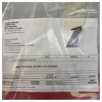 Bieden: One Sails Self Tacking Jib Bela UV for, Watersport en Boten, Ophalen of Verzenden, Nieuw, Toebehoren