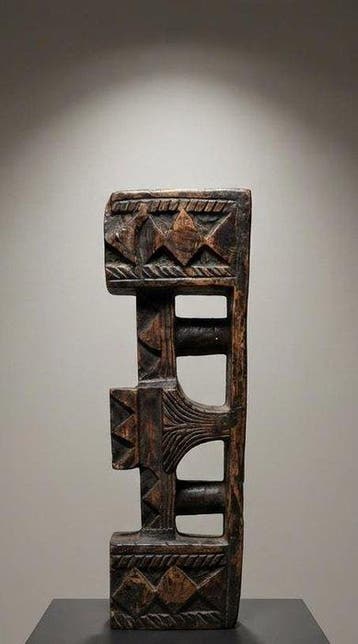 Wandelstok - Hout - Zulu-hoofdsteun, Antiek en Kunst