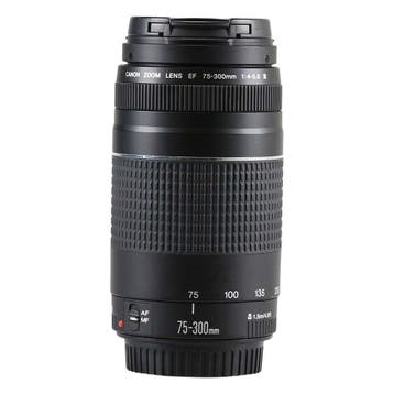 Canon EF 75-300mm f/4-5.6 III met garantie, Ophalen of Verzenden, Gebruikt