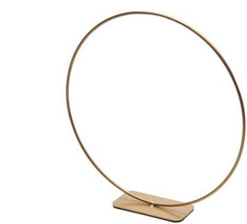 Metalen frame Ring op voet Goud 25 cm, Ophalen of Verzenden, Nieuw