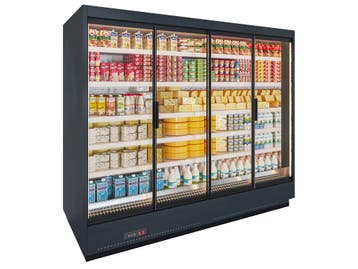 Apella HD wandkoeling met trekdeuren B250xD86xH200cm -, Nieuw in verpakking