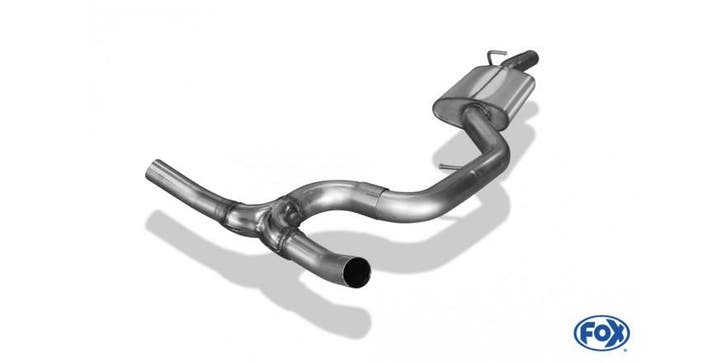 FOX VW Passat 3C 4-Motion - 3.2l + 3.6l middendemper incl. Y, Auto-onderdelen, Uitlaatsystemen, Nieuw, Verzenden