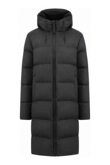 Rains Winterjas in maat S Zwart, Kleding | Dames, Rains, Verzenden, Gedragen, Zwart
