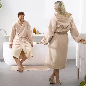 2dekans | Moodit Badjas Reese, Zand - XL - Unisex -, Ophalen of Verzenden, Zo goed als nieuw