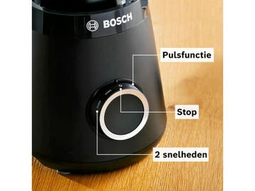 Bosch MMB614GO - Blender - 1200W - To-Go bottle - Zwart, Verzenden, Nieuw