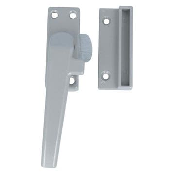 ODShop raamsluiting met sluitplaat links aluminium grijs, Verzenden, Nieuw