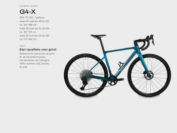 Colnago G4-X carbon gravelbike GRX Di2 blauw maat 45 48 52, Fietsen en Brommers, Overige merken, 28 inch, Carbon, 10 tot 15 versnellingen