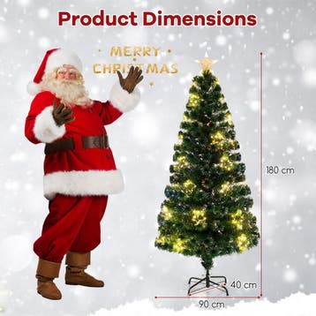 2dekans | Coast Kunstkerstboom 180 cm Groen – Glasvezel, Ophalen of Verzenden, Zo goed als nieuw