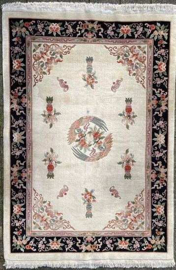China Aubusson - Gereinigd - handgeknoopt - wol - Tapijt -, Nieuw