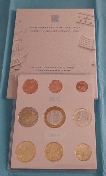 Vaticaan. Year Set (BU) 2026 Emissione Speciale (Zonder