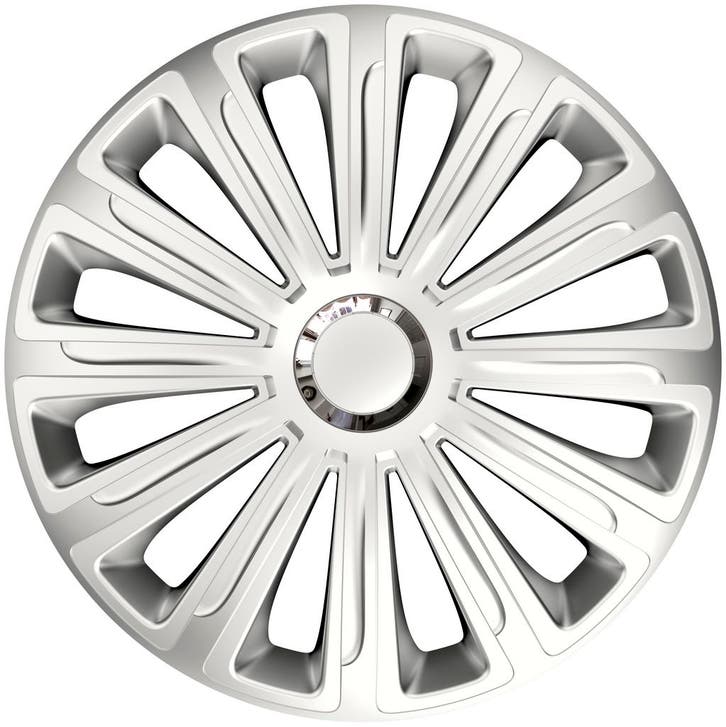 Wieldoppen  Trend Zilver 15 inch, Auto diversen, Wieldoppen, Verzenden