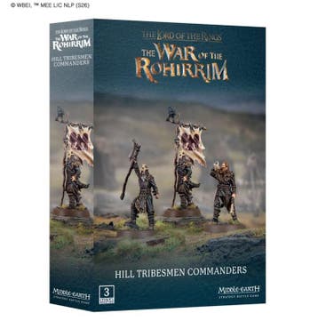 Hill Tribesmen Commanders - Middle Earth SBG (Warhammer, Hobby en Vrije tijd, Ophalen of Verzenden, Nieuw