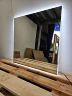 Spiegel Gliss Design Style rondom Standaard LED Verlichting, Ophalen of Verzenden, Nieuw, Glas, Overige typen