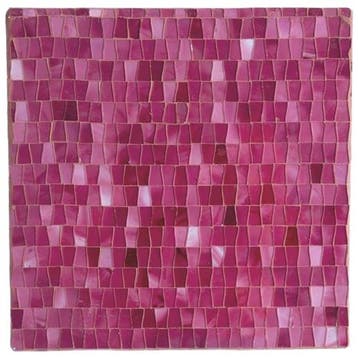 Flamant Wandpaneel Artisano, Roze, 30x30 - Muurdecoratie -, Rood, Nieuw, Ophalen of Verzenden, Glas