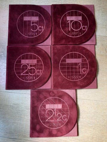 Nederland. Proof Set 1996-2000 (Zonder minimumprijs)